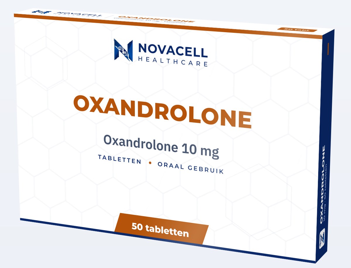 Oxandrolone 10 mg box, 50 tablets