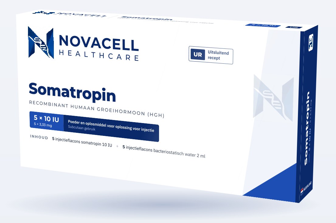 Somatropin (recombinant HGH), box