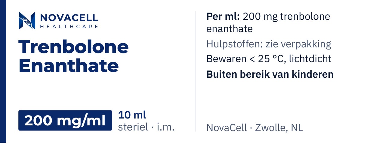 Trenbolone Enanthate, vial label